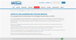 Desktop Screenshot of kuechen-bruegge.de